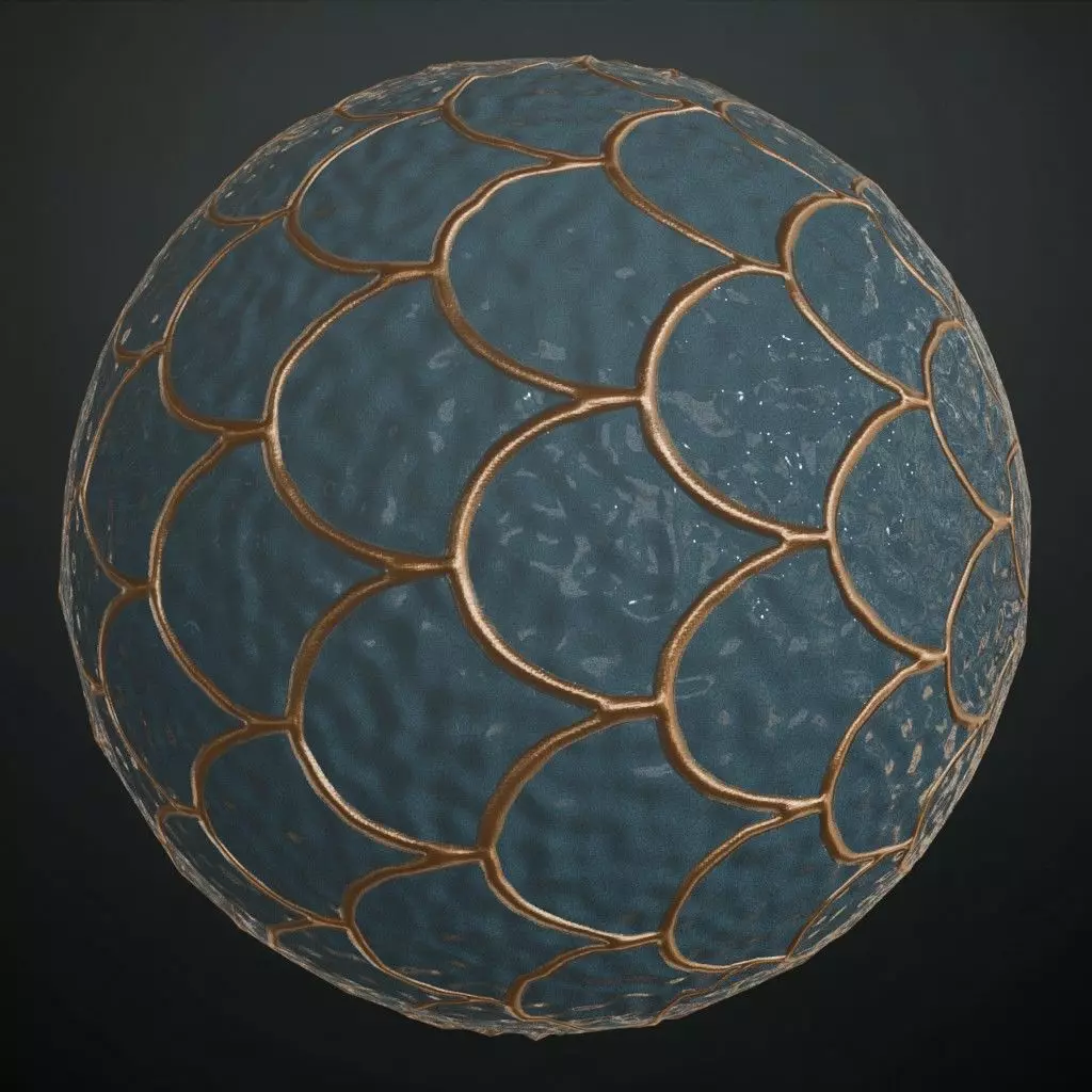 Glass Pattern PBR Seamless Texture