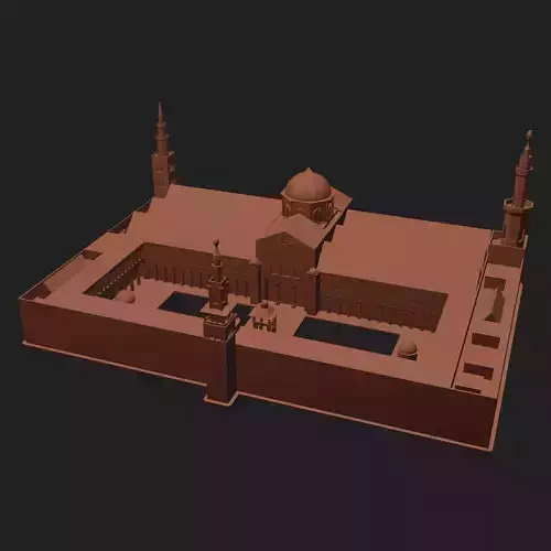 Historic Great Mosque Damascus Architectural