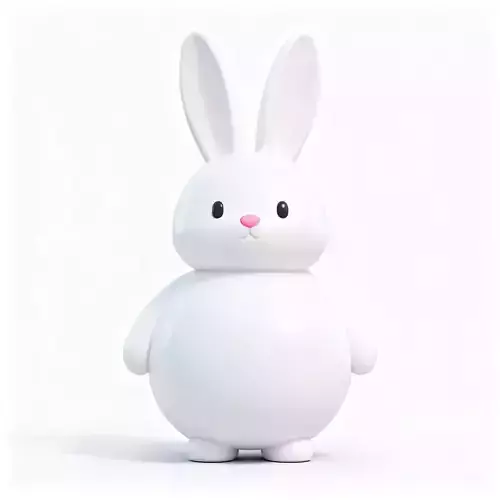 Chibi Bunny 3D Model 3D Model