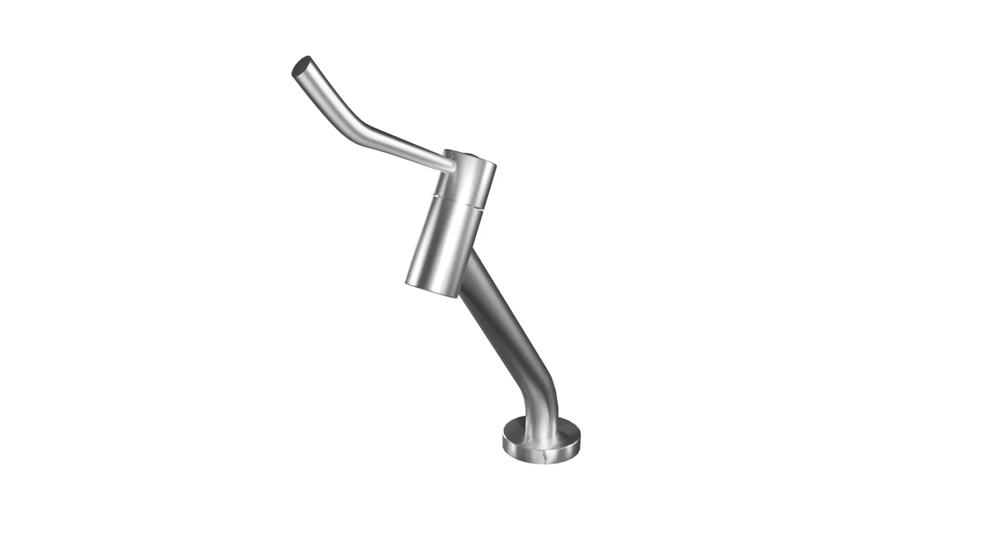 Countertop Bathroom Faucet With Lever - Benefit Low-poly 3D model