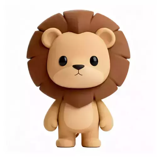 Chibi Lion 3D Model 3D Model