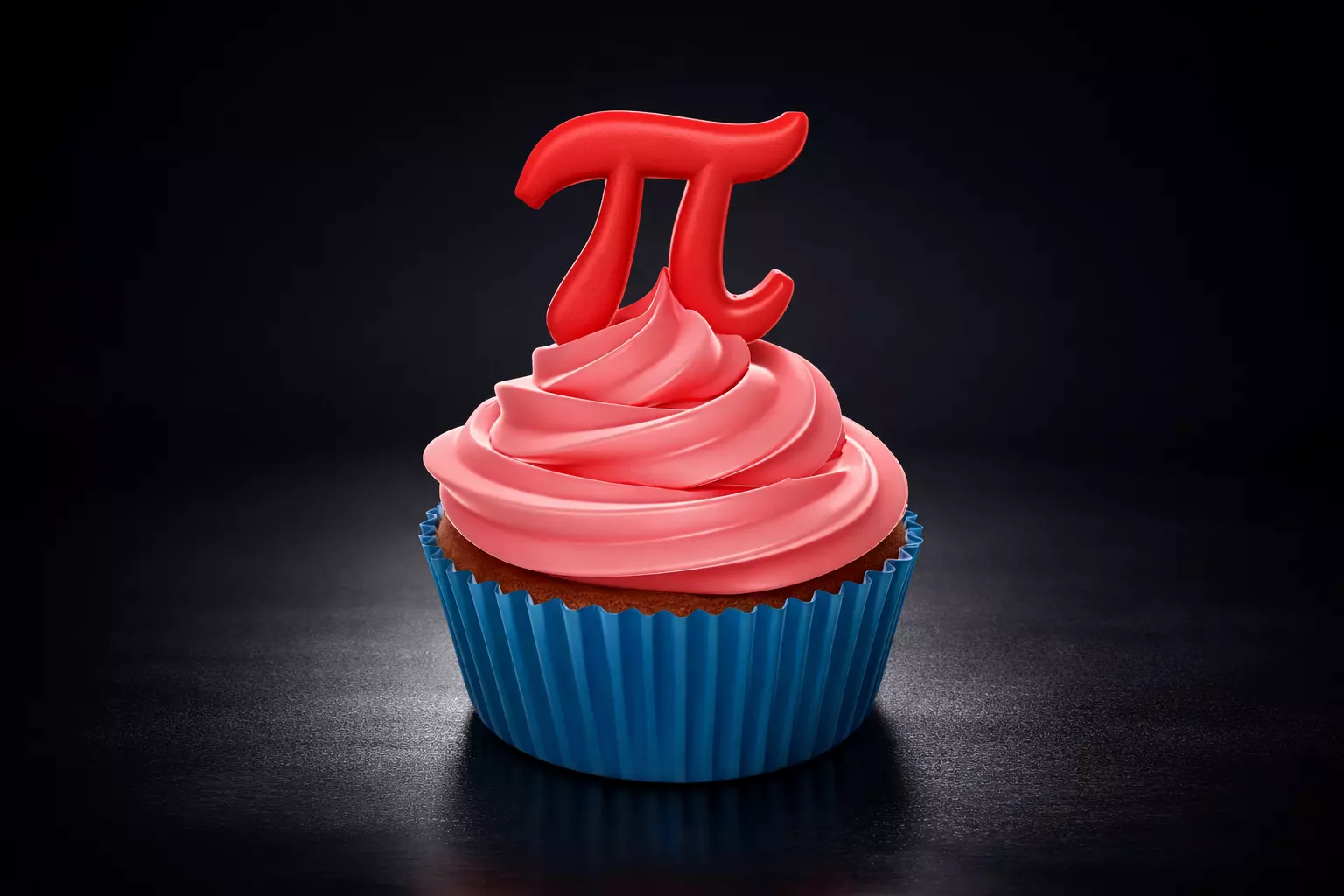 Pi Day Cupcake Topper Pi Symbol Math Party Decor 3D print model