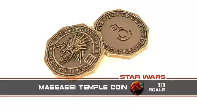 Massassi Temple Coin 1-1 scale