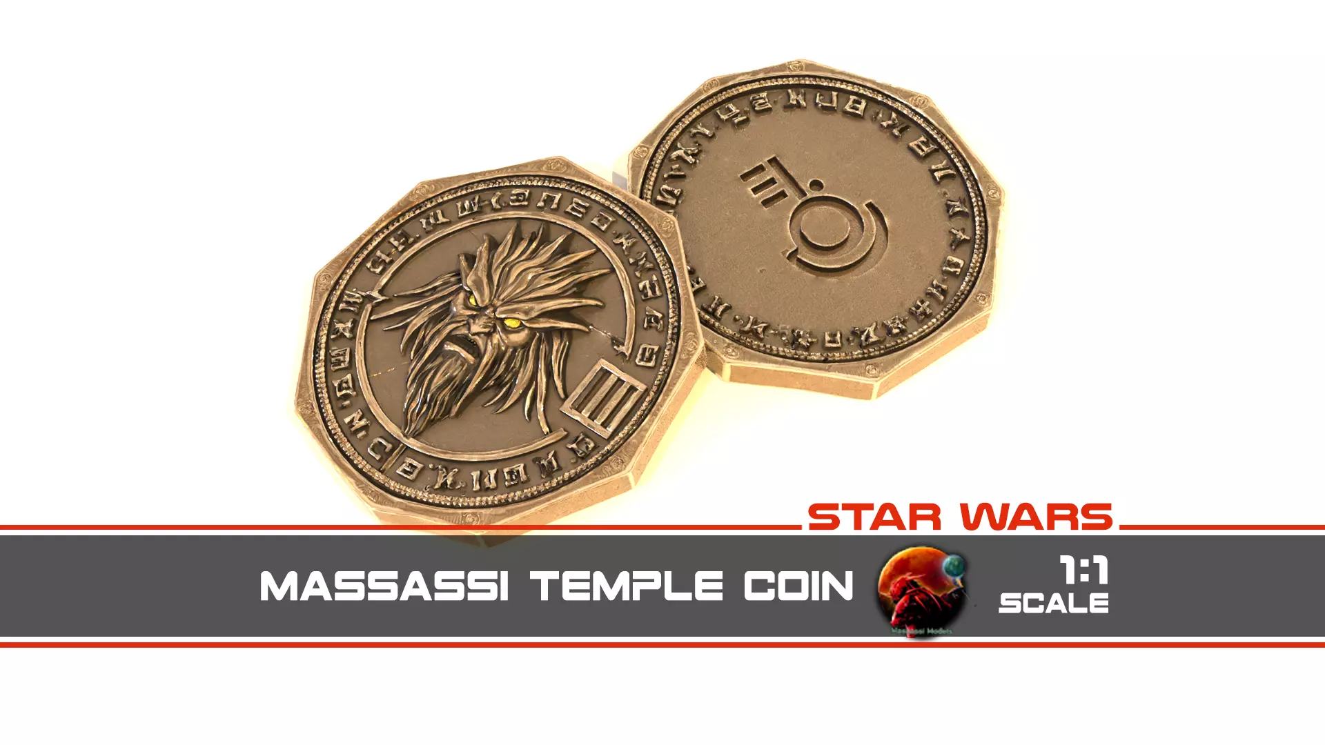 Massassi Temple Coin 1-1 scale Free 3D print model