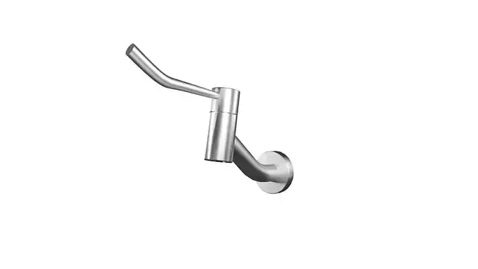 Short Wall-mounted Bathroom Faucet With Lever - Benefit