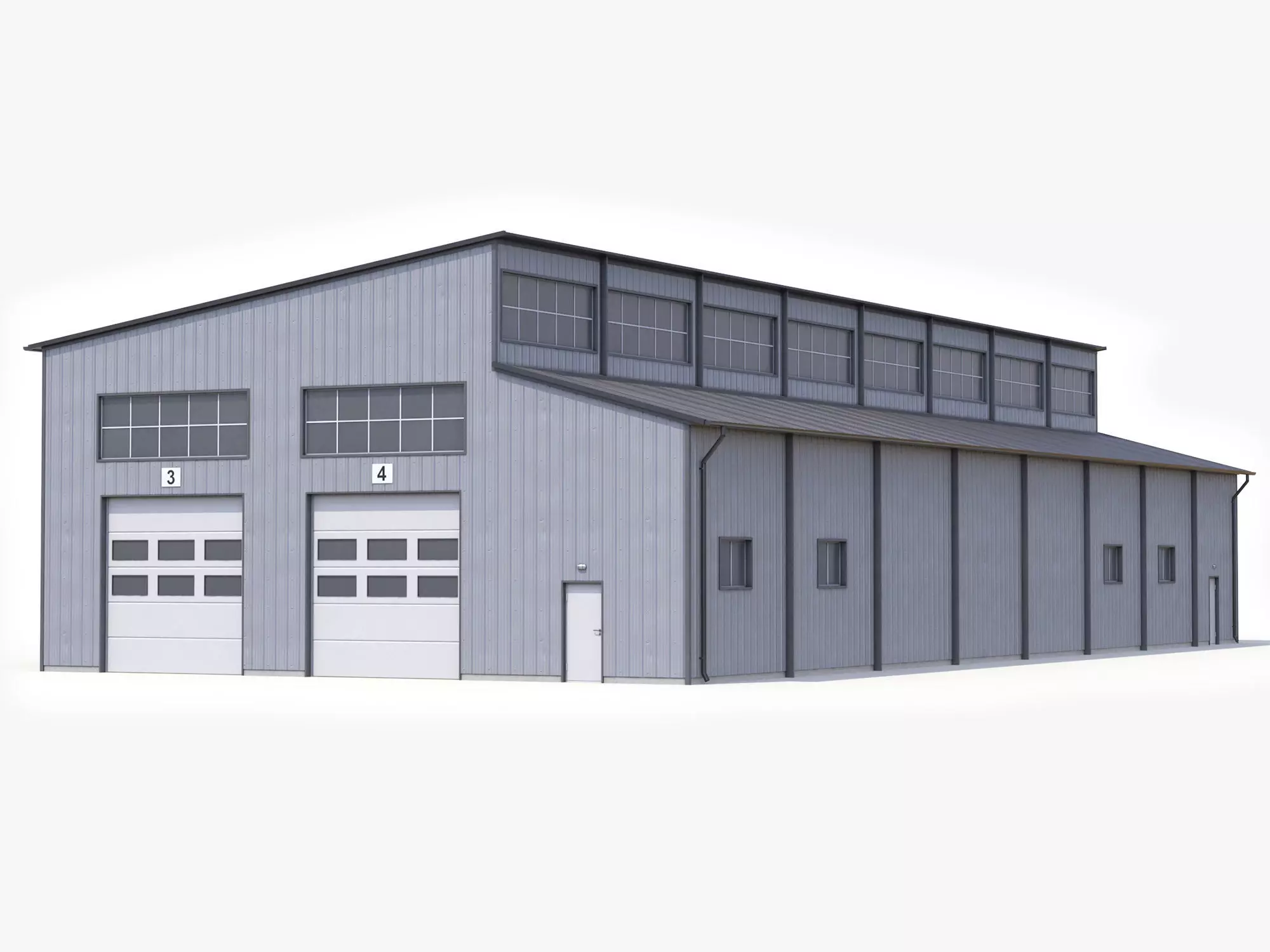 Industrial Building 49 PBR Free low-poly 3D model
