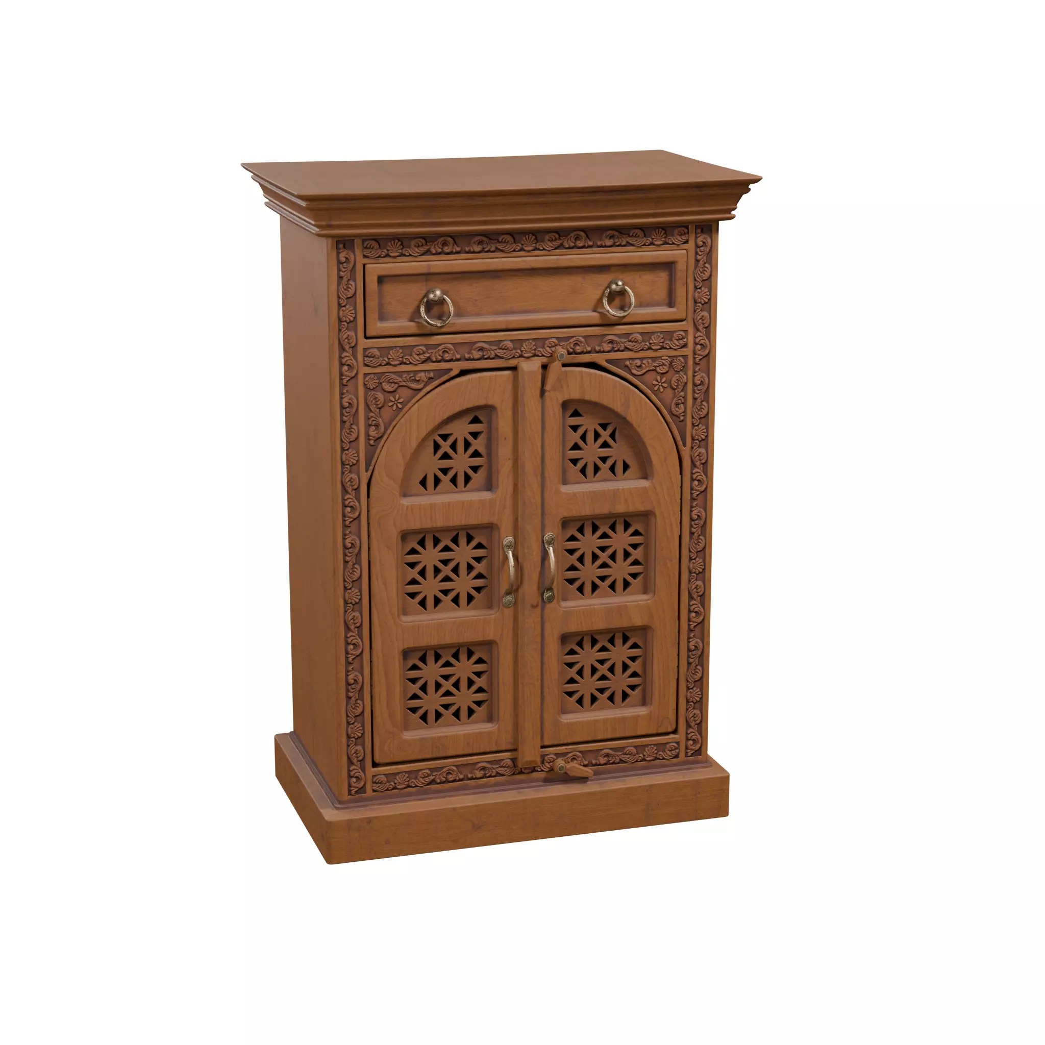 Wooden cabinet- Realistic 3D model