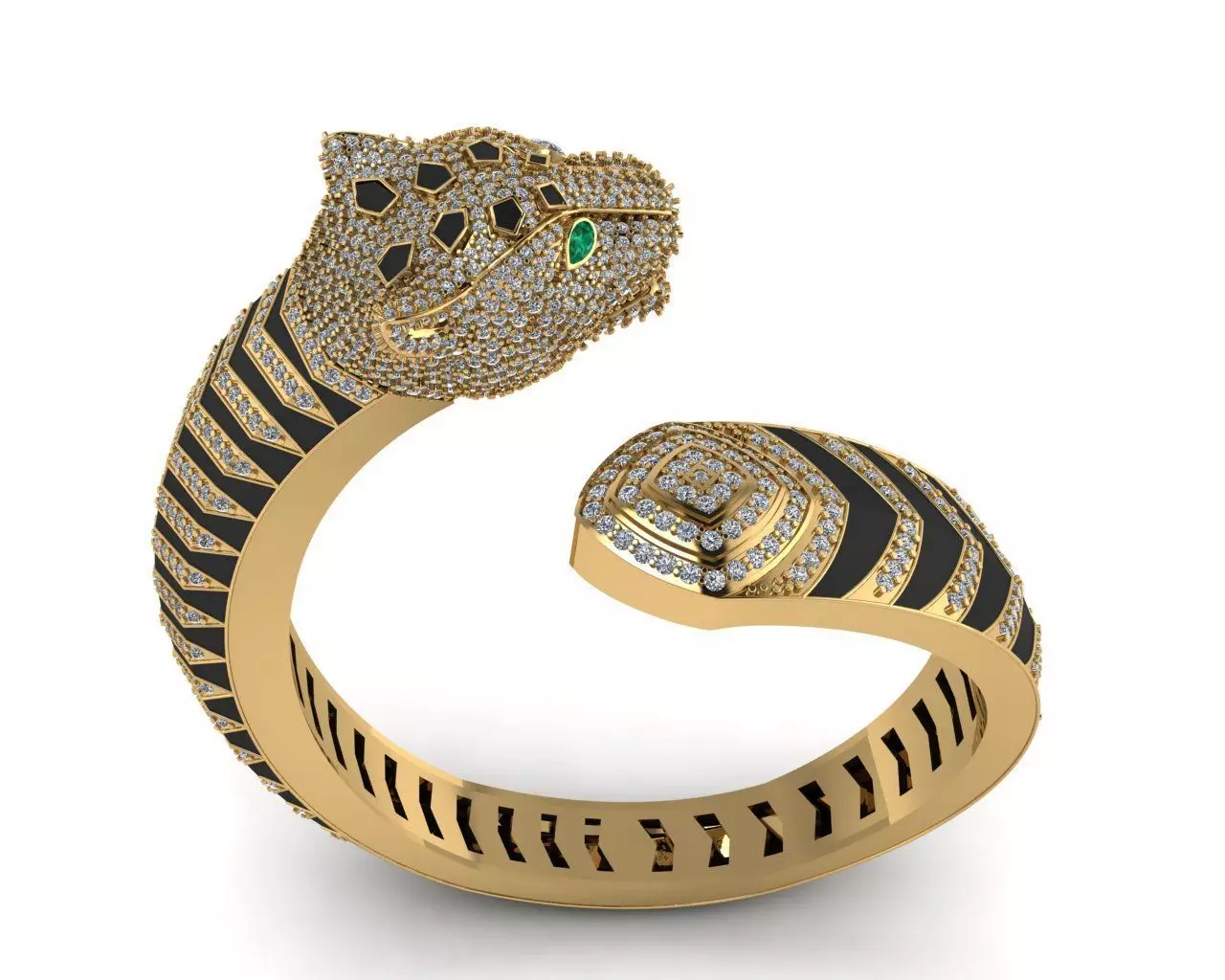 Tiger Bracelet 3D print model