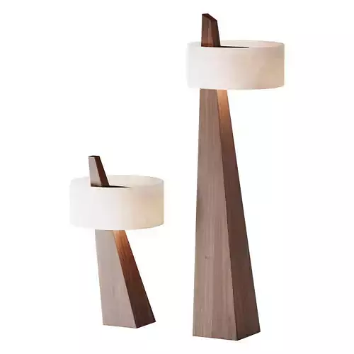 Floor and Table Lamp 3D model