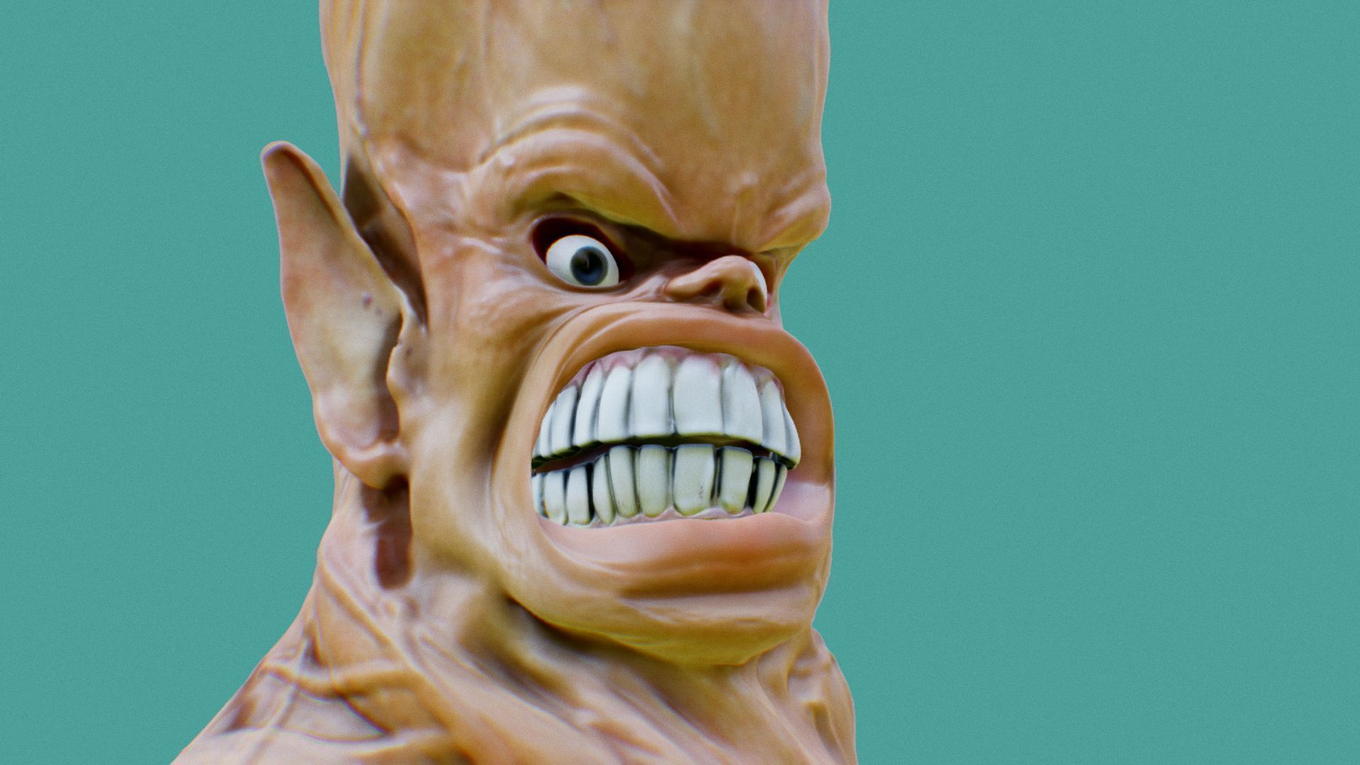 Mr Bazooka PBR Low-poly 3D model_6