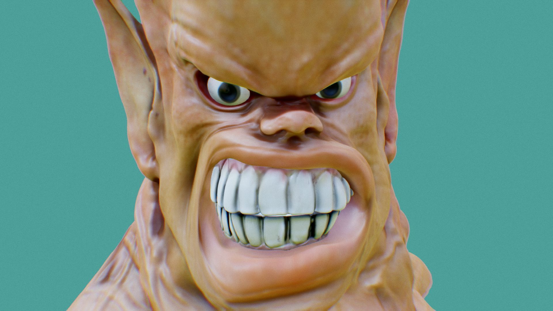 Mr Bazooka PBR Low-poly 3D model_10