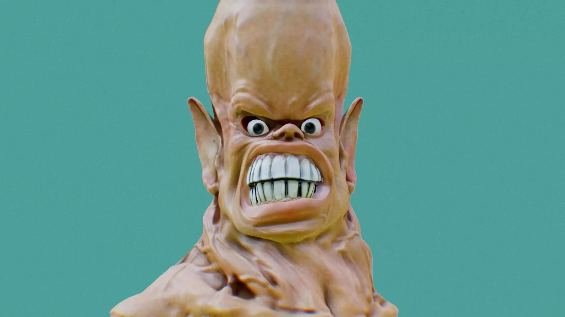 Mr Bazooka PBR Low-poly 3D model_0