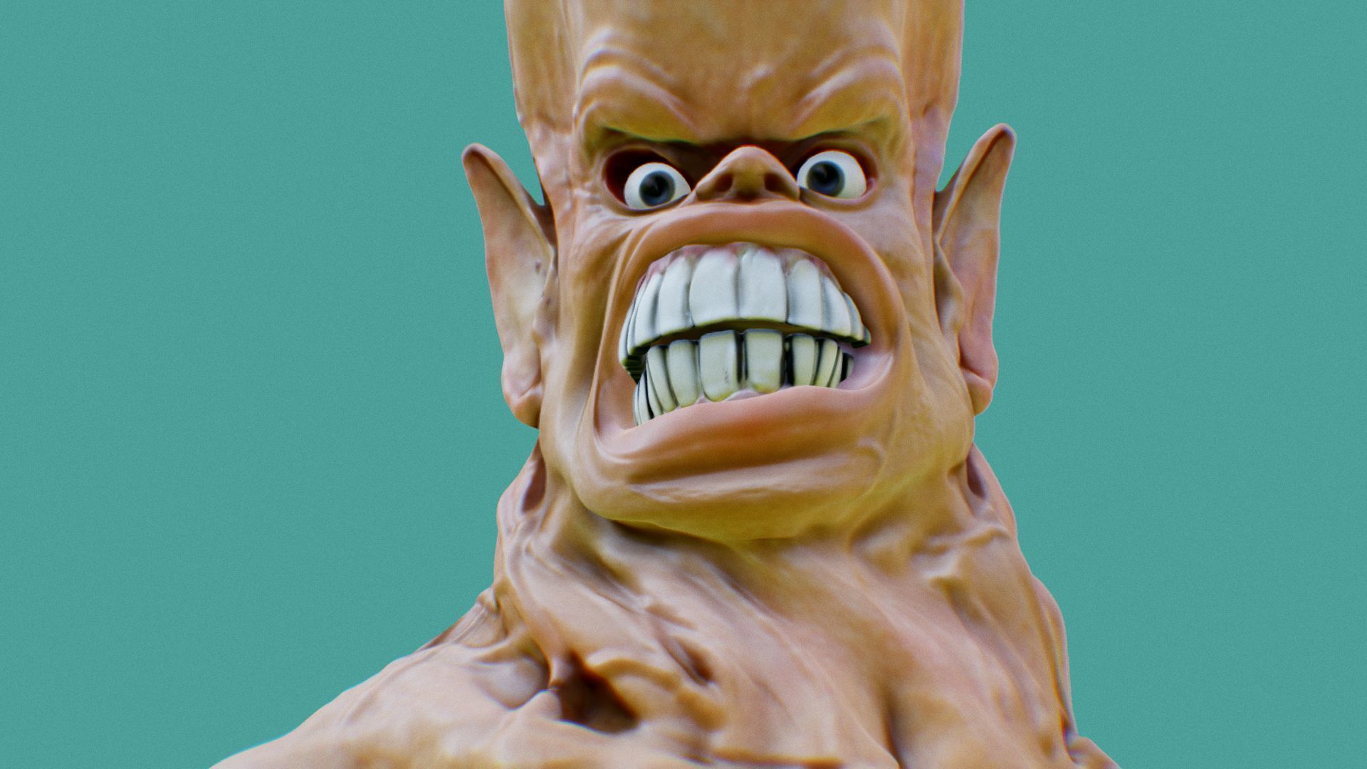 Mr Bazooka PBR Low-poly 3D model_9