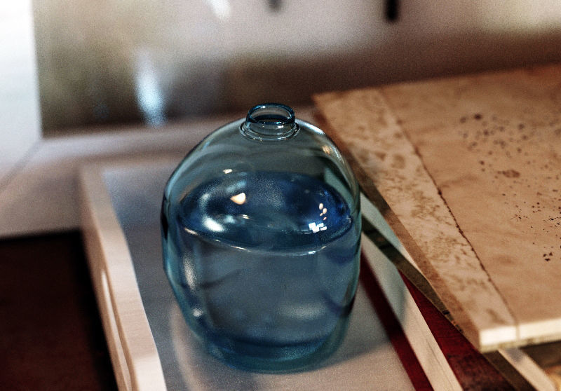 Console - shelf furniture set 3D model_9