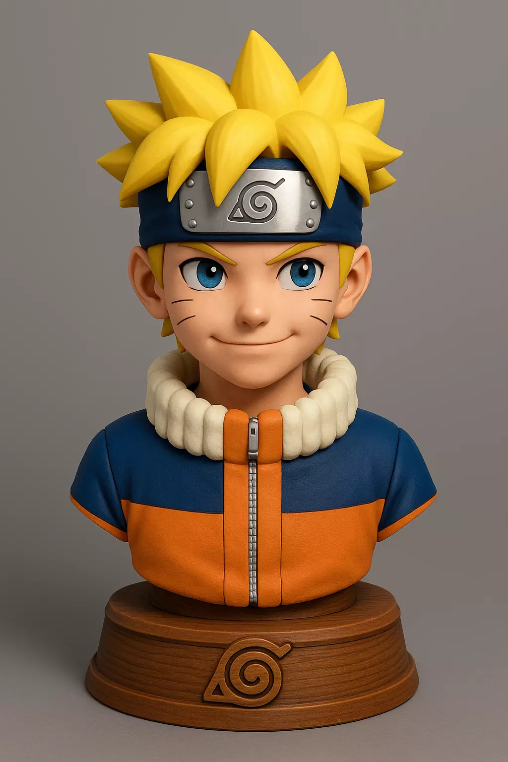 Kid Naruto Uzumaki Bust Free 3D print model