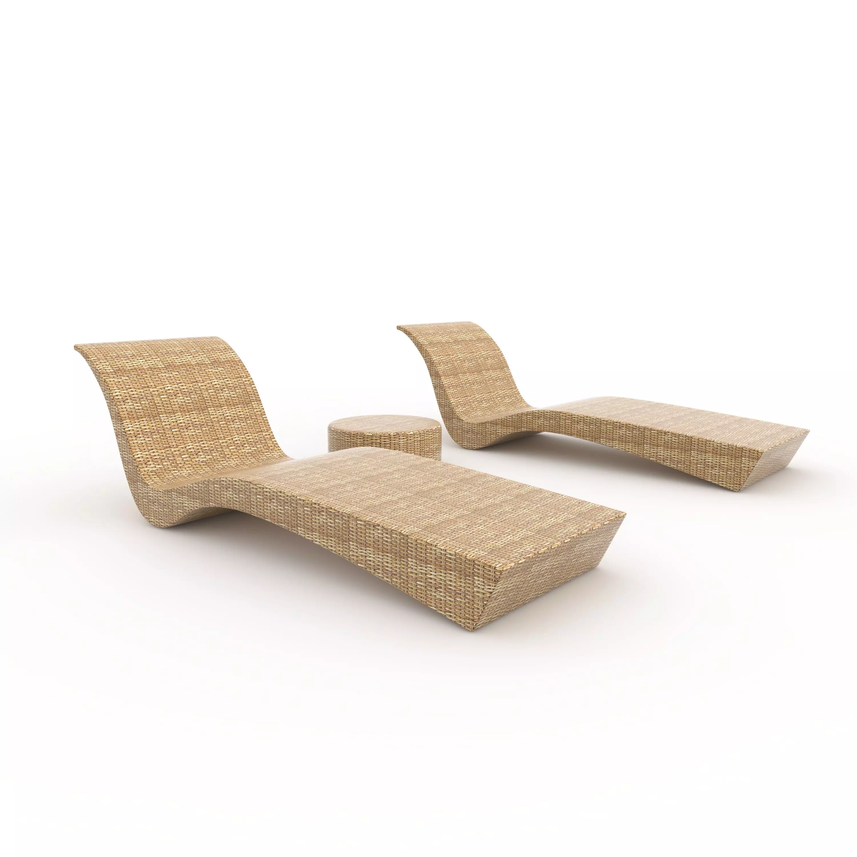 Sun Lounger 26 3D model