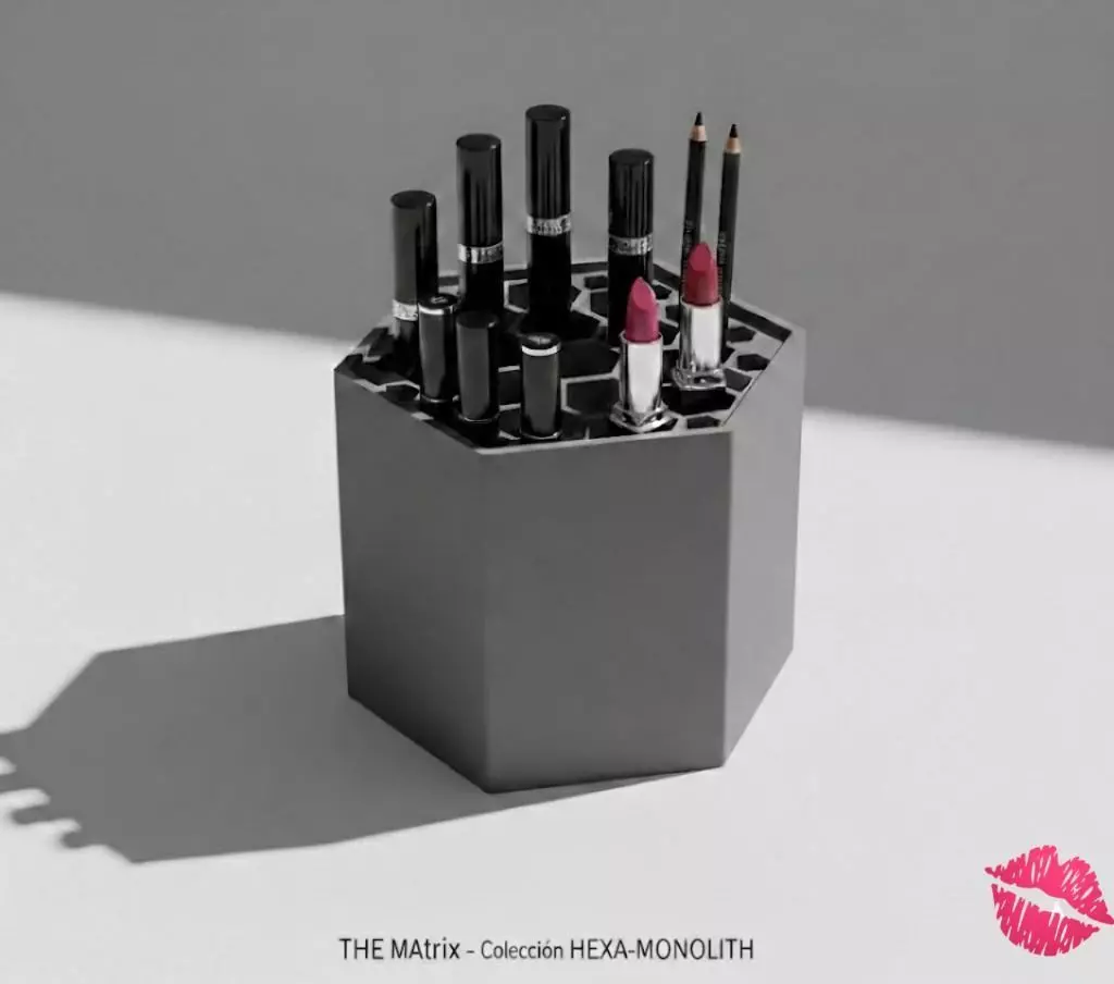 Organizador de Maquillaje - The Matrix Monolith Hexa 3D print model