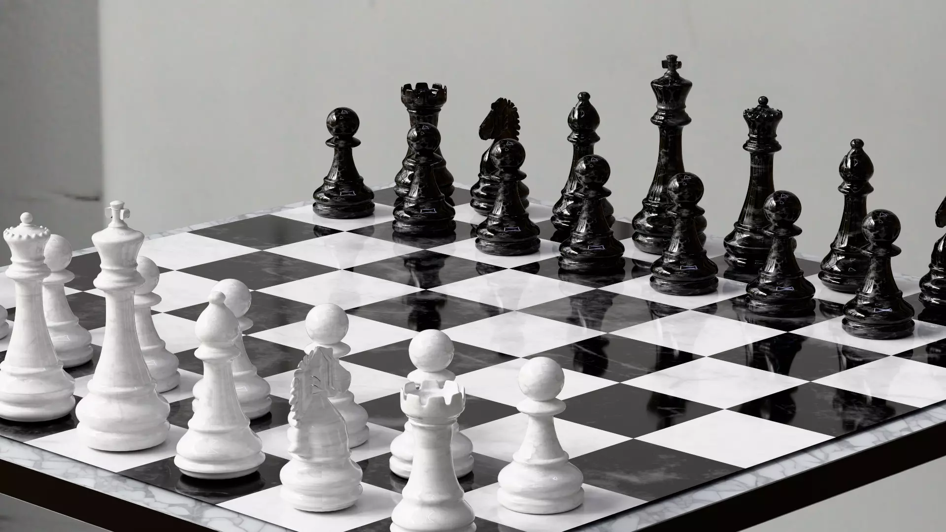 MARBLE CHESS 3D model