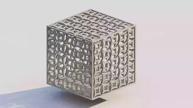 Math Object-Gyroid Voronoi