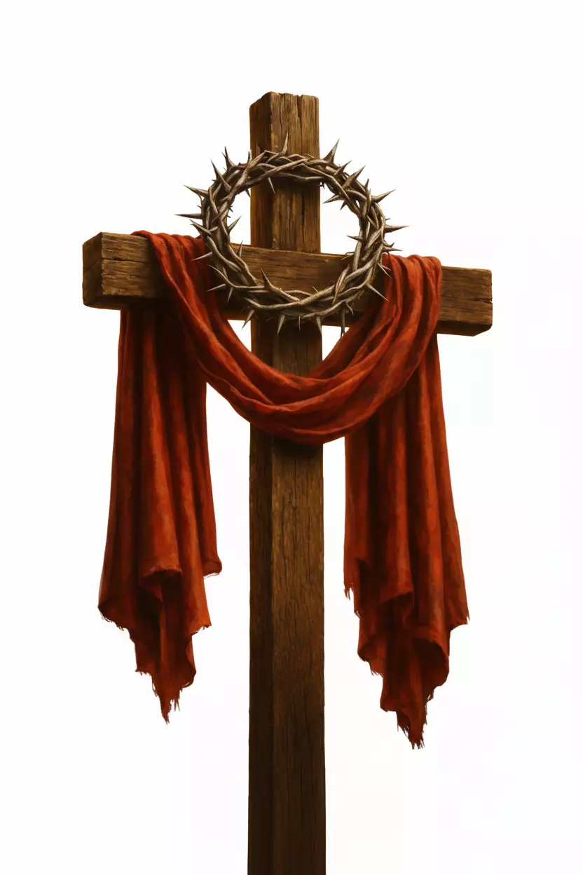 Pendant Cross Pendant Curtain Cross Pendant Religious 3D print model