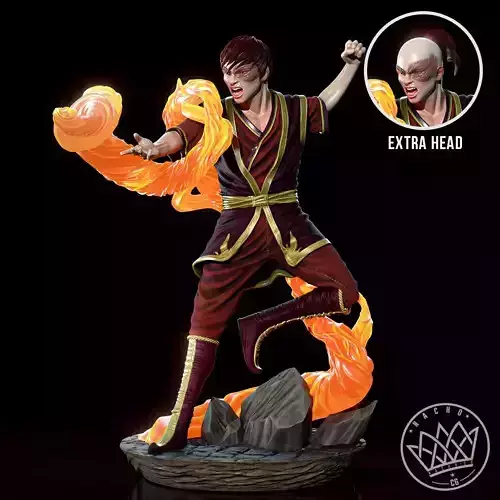 Fan Art - Zuko from Avatar The Last Airbender - Statue