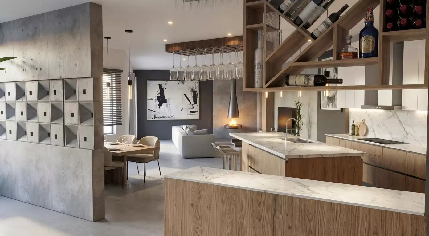 Modern Living Room 3D model