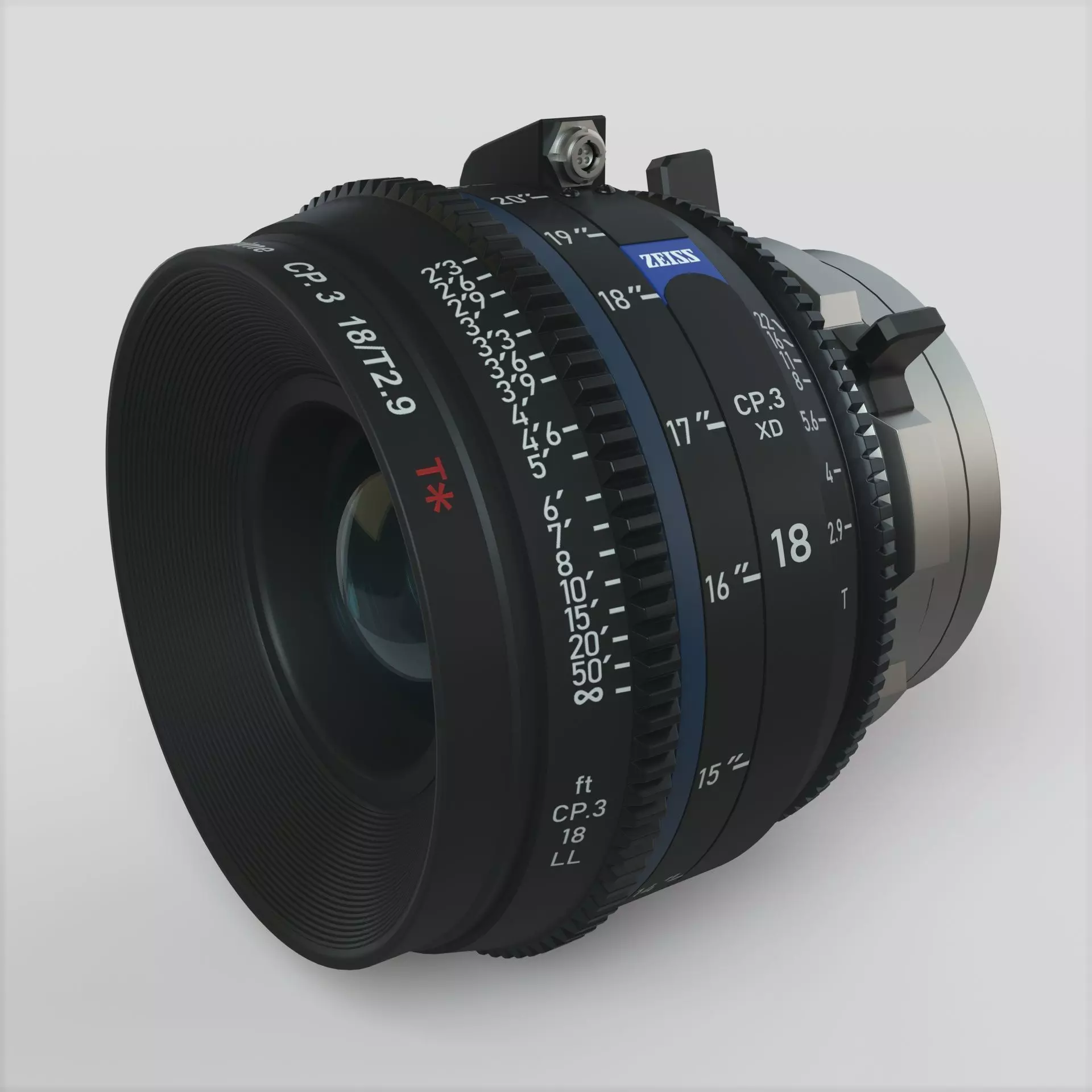 Lens Zeiss 3D model