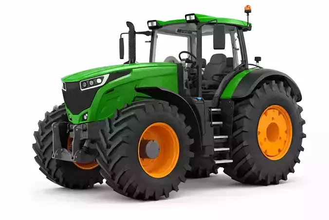 Farm Tractor Generic Heavy Duty Powerful Agriculture Model