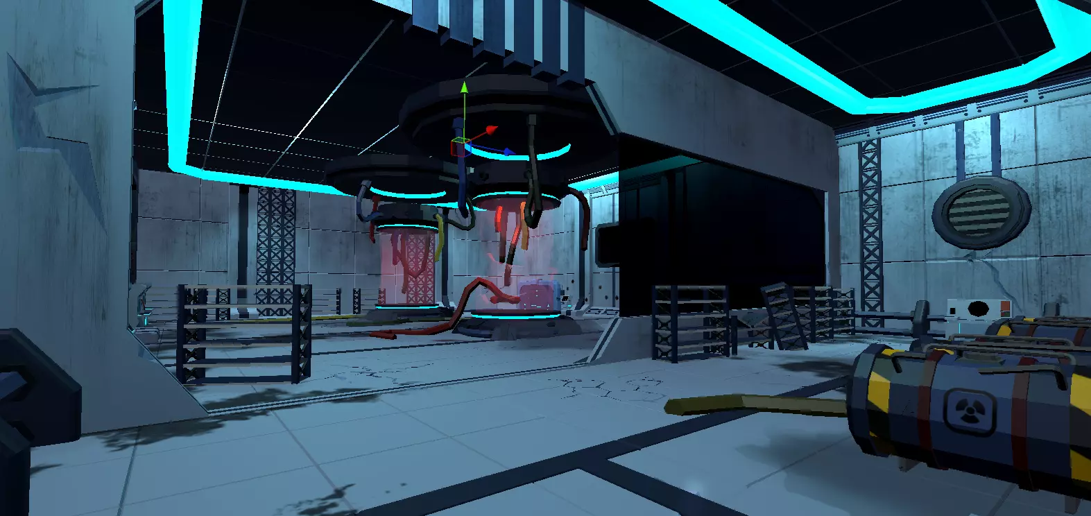 Modular Assets - Abandoned Science Lab Free low-poly 3D model
