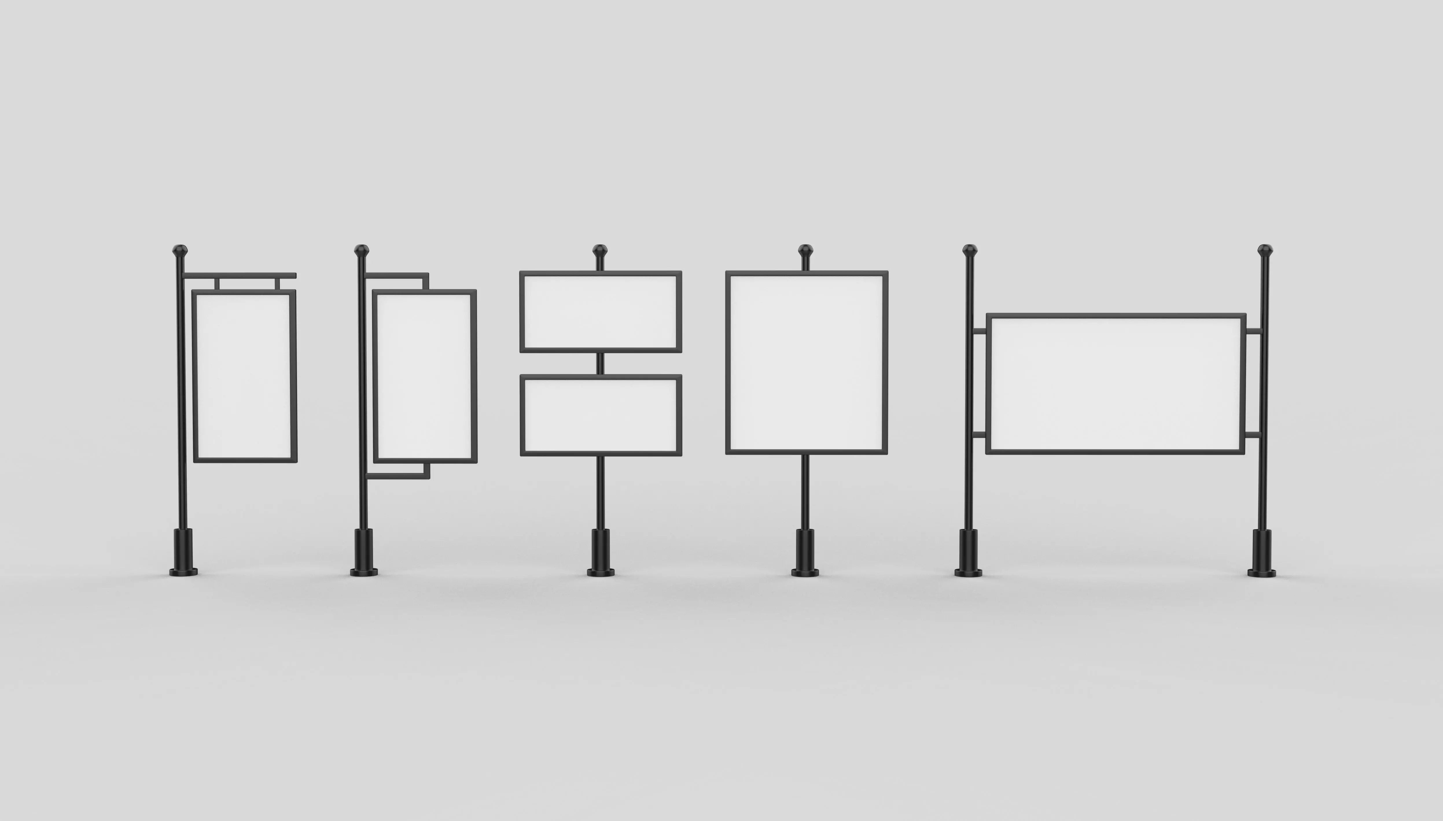 advertising billboard 02 3D model