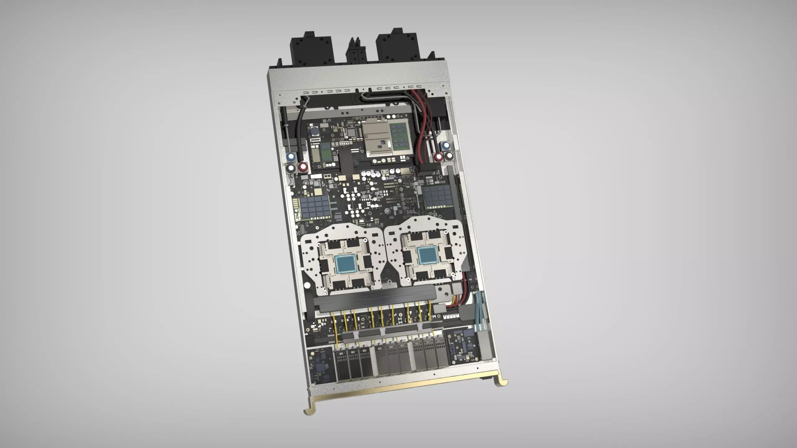 AI Data Center Server VR200 Switch Tray Node Realistic 3Dmodel 3D model