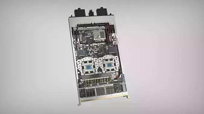 AI Data Center Server Rack GB300 Realistic Server Cabinet 3D model ...