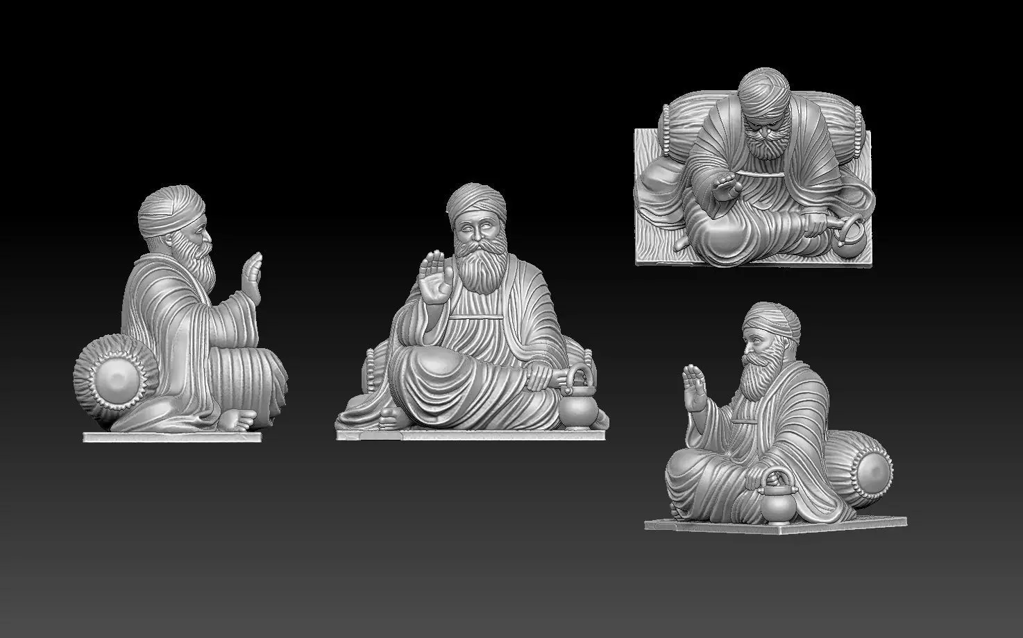 Guru Nanak 3D print model