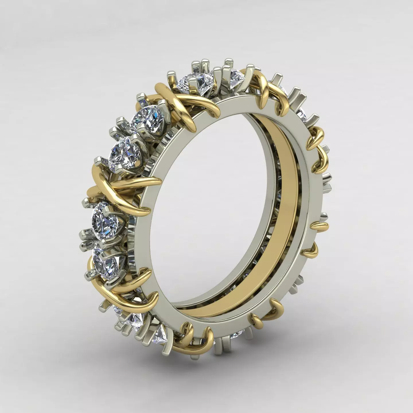 Lumiere Knot Ring 3D print model