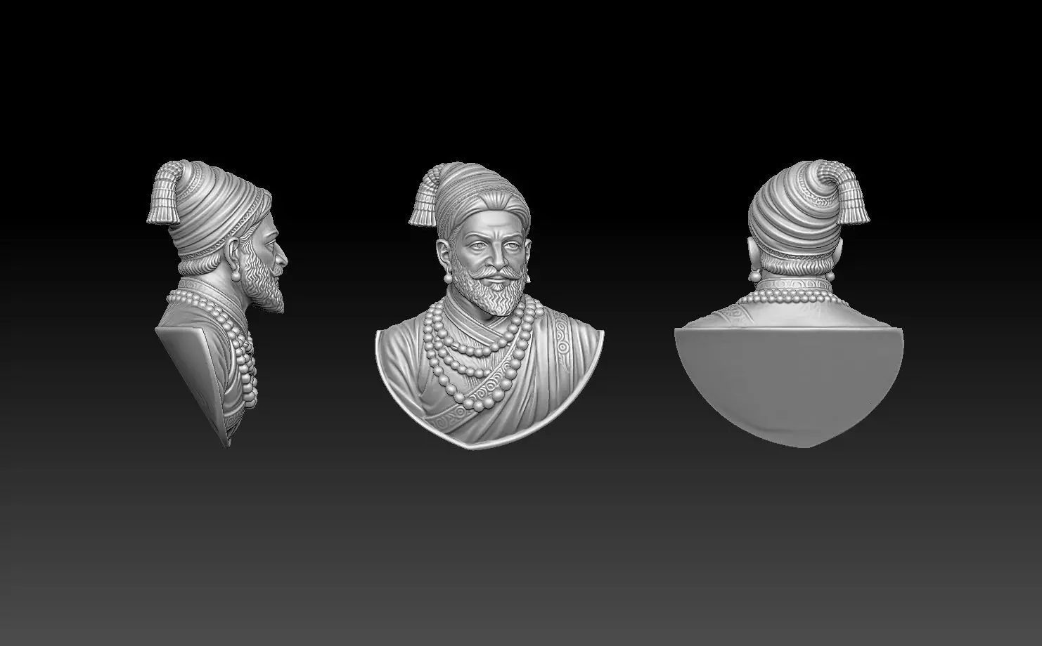 Chhatrapati Shivaji Maharaj 3D print model