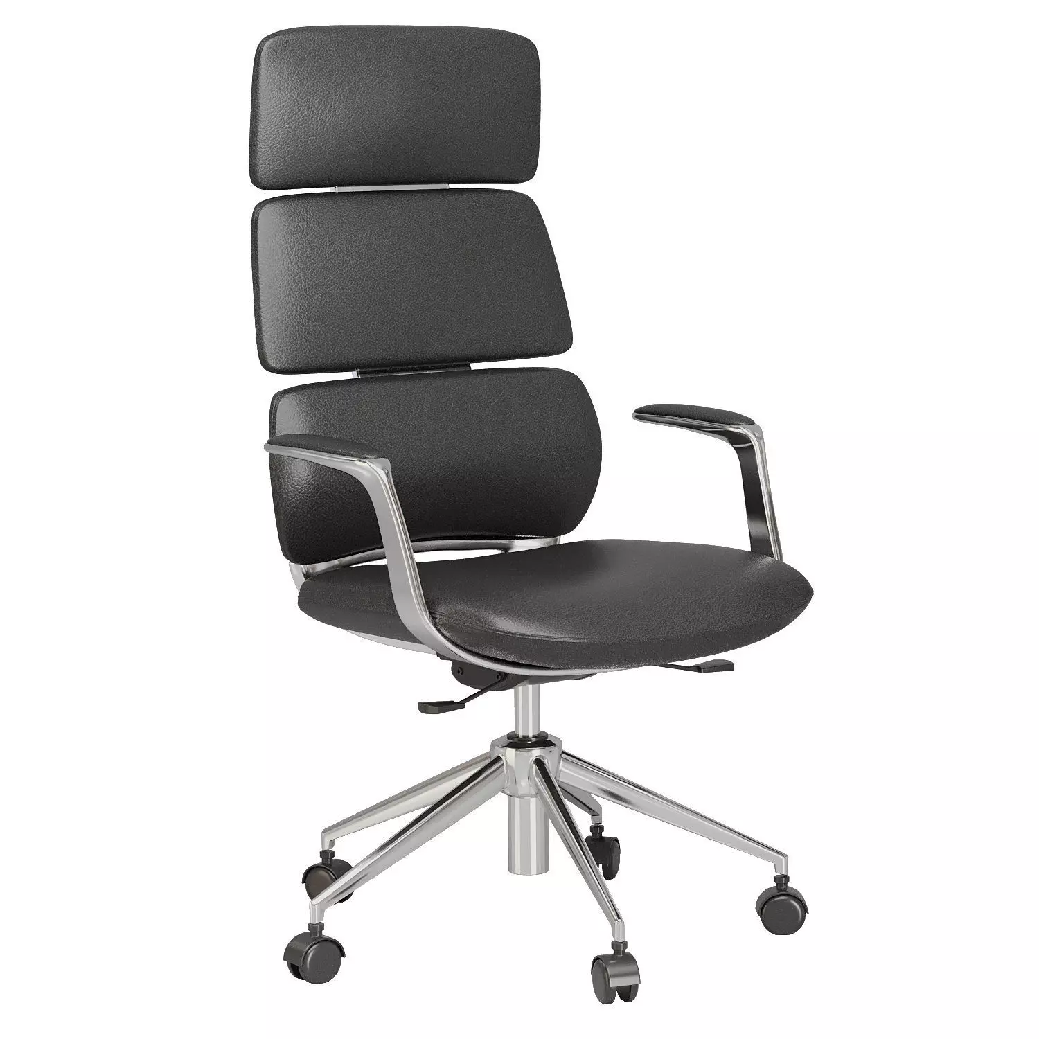 Vegan Leather Office Chair 3D model