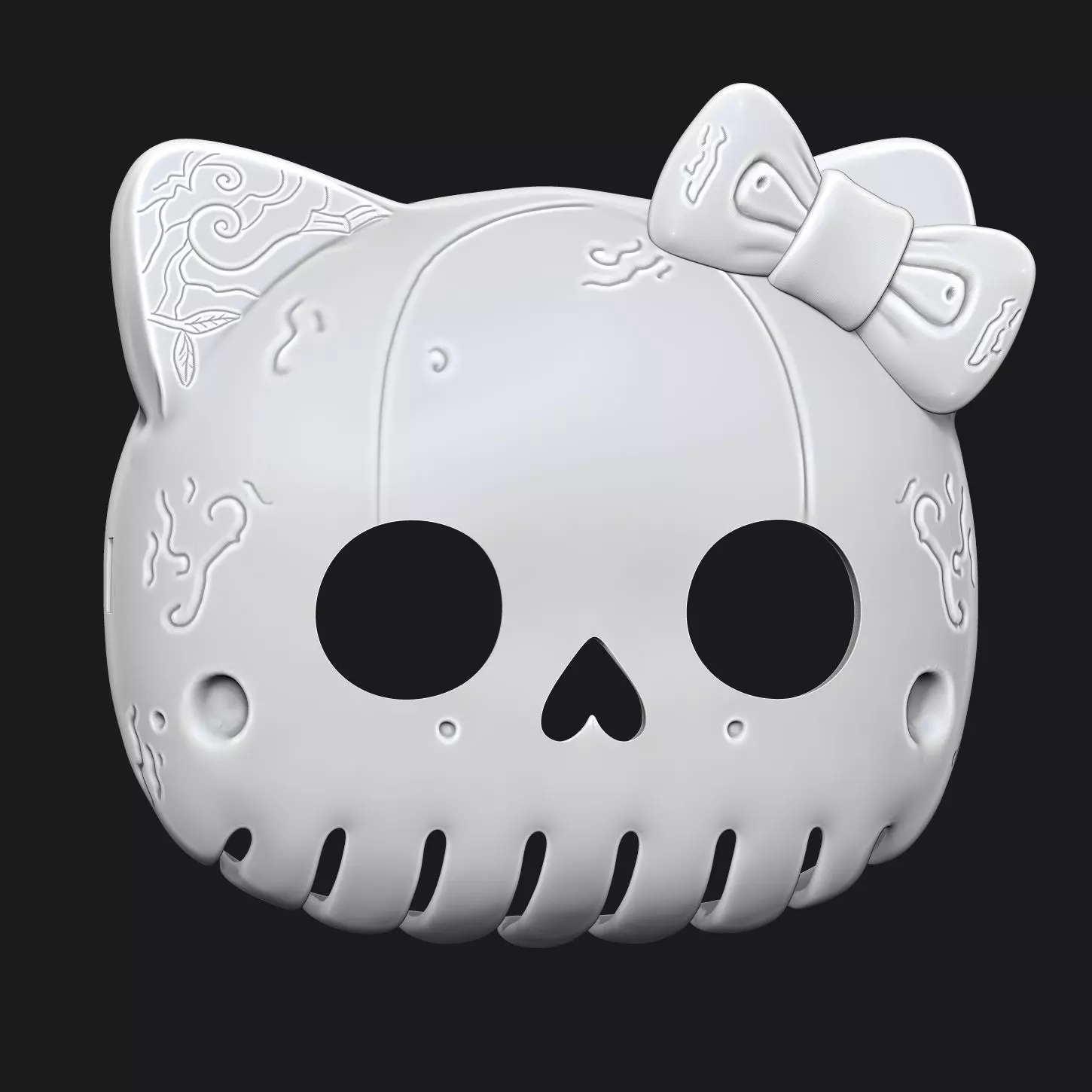 hello kitty mask 3D print model
