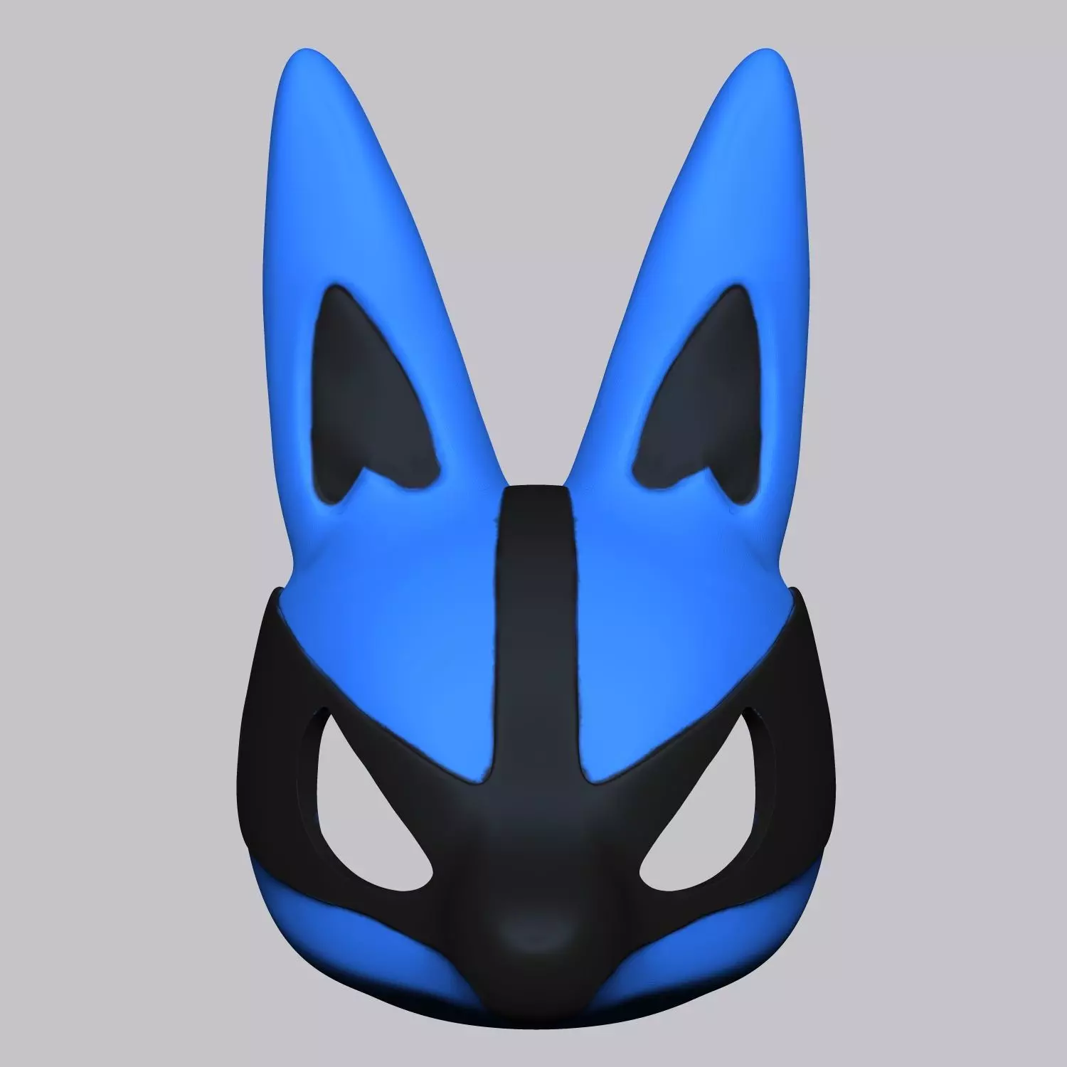 Lucario mask 3D print model