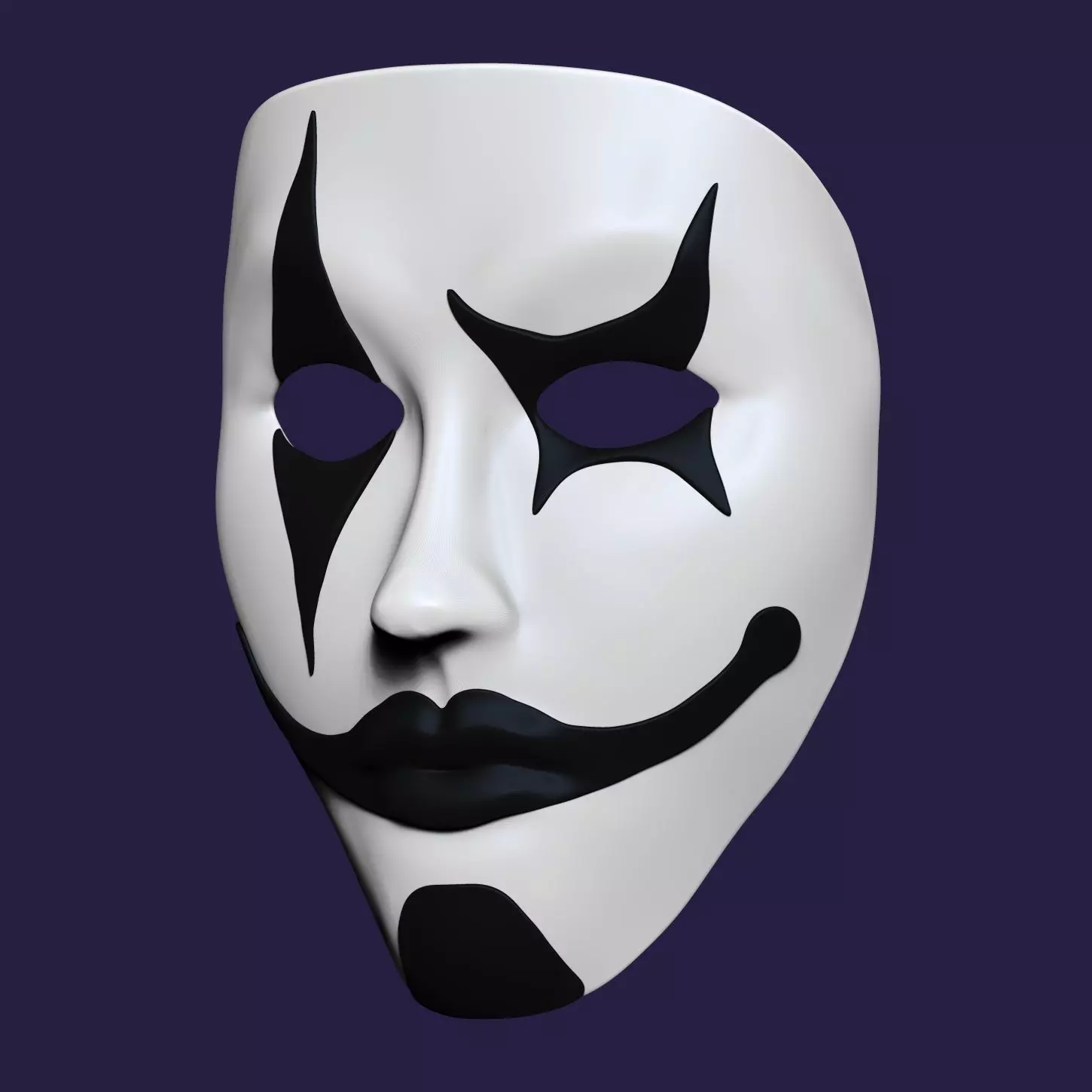 mask face 3D print model