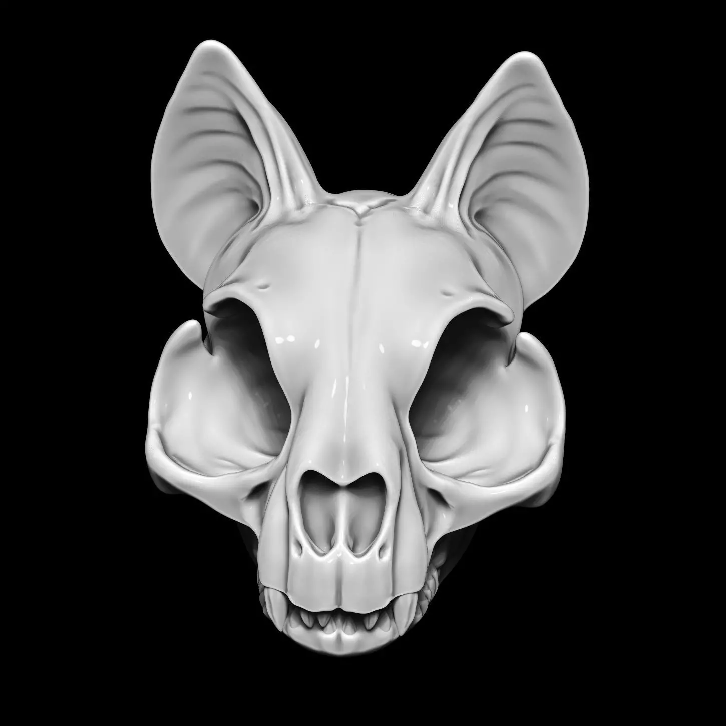 SKull cat 3D print model