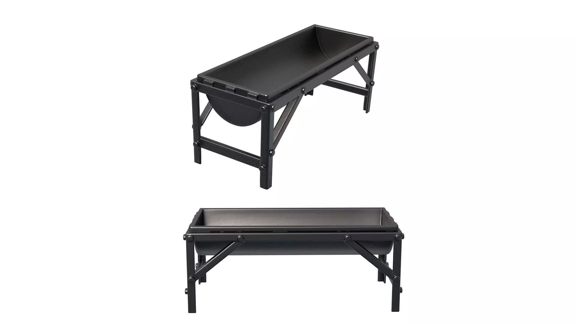 Farm Animal Feeder - Livestock Feeding Trough 3D print model