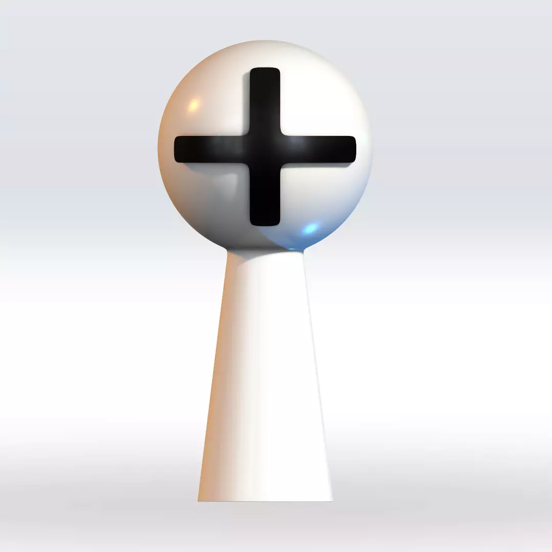 Sprunki OC Sniper ball STL file 3D Model 3mf Multicolor Fanart 3D print model