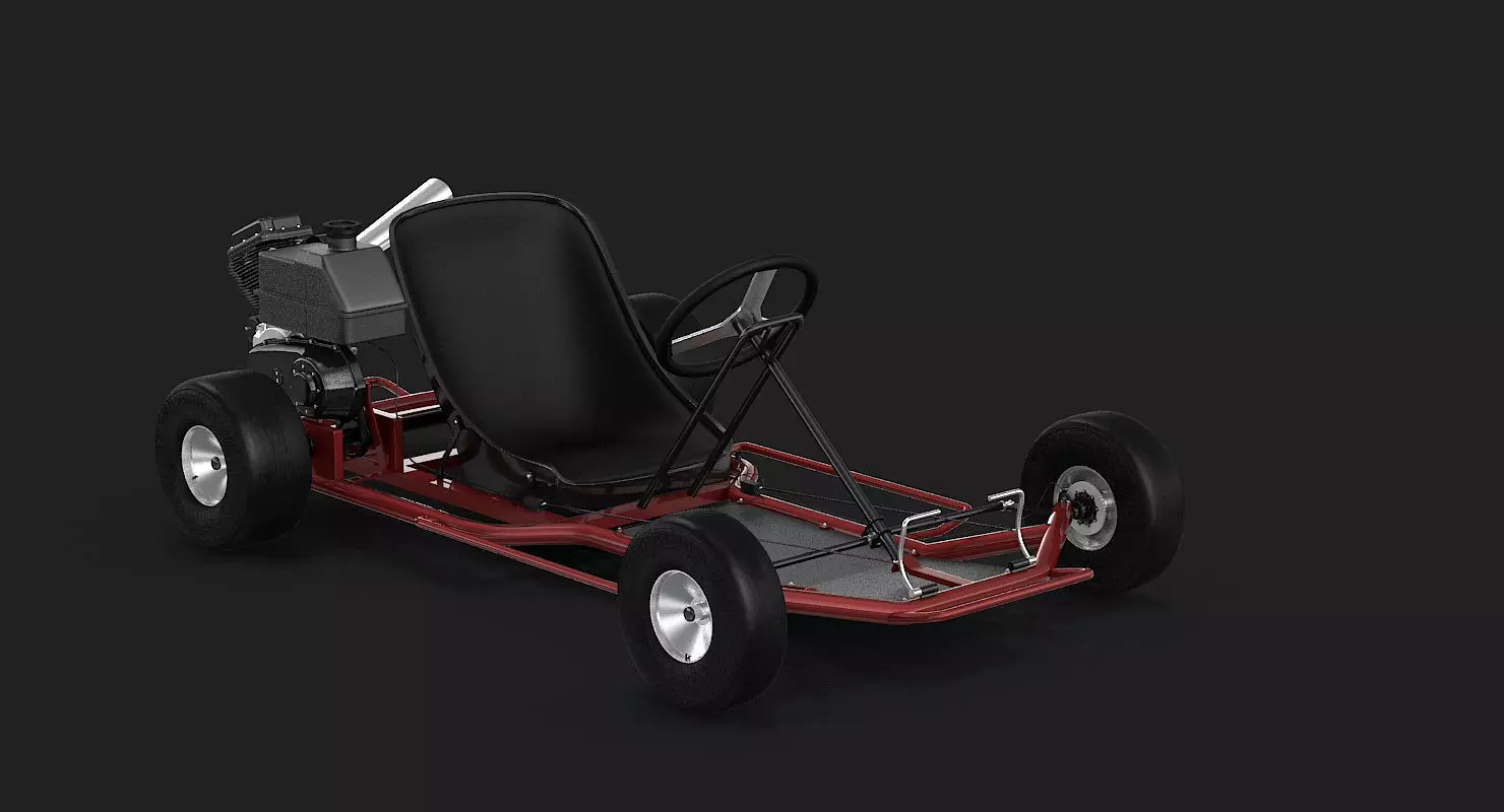 Racing Go-kart 3D model