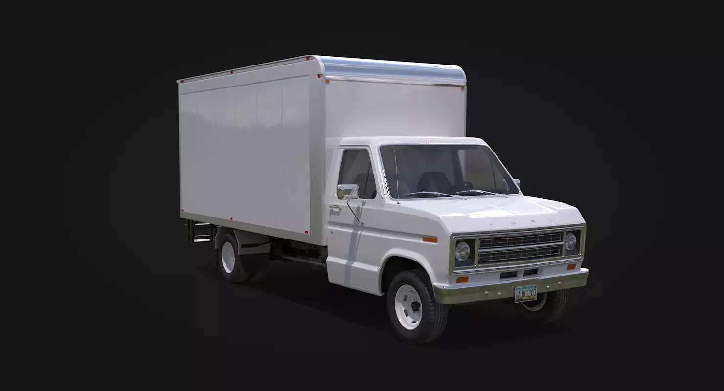 Econoline 75 Delivery Van 3D model