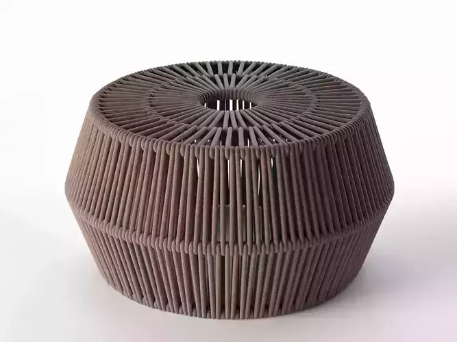 Zigzag Pouf