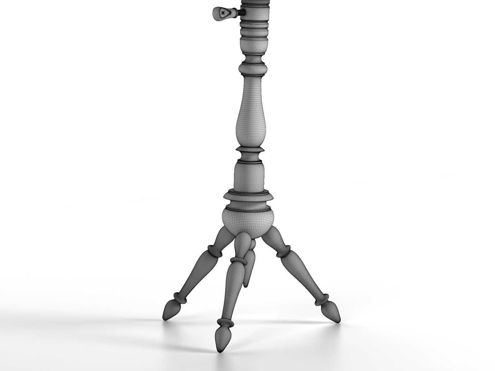 Vintage Mannequin 3D model_4