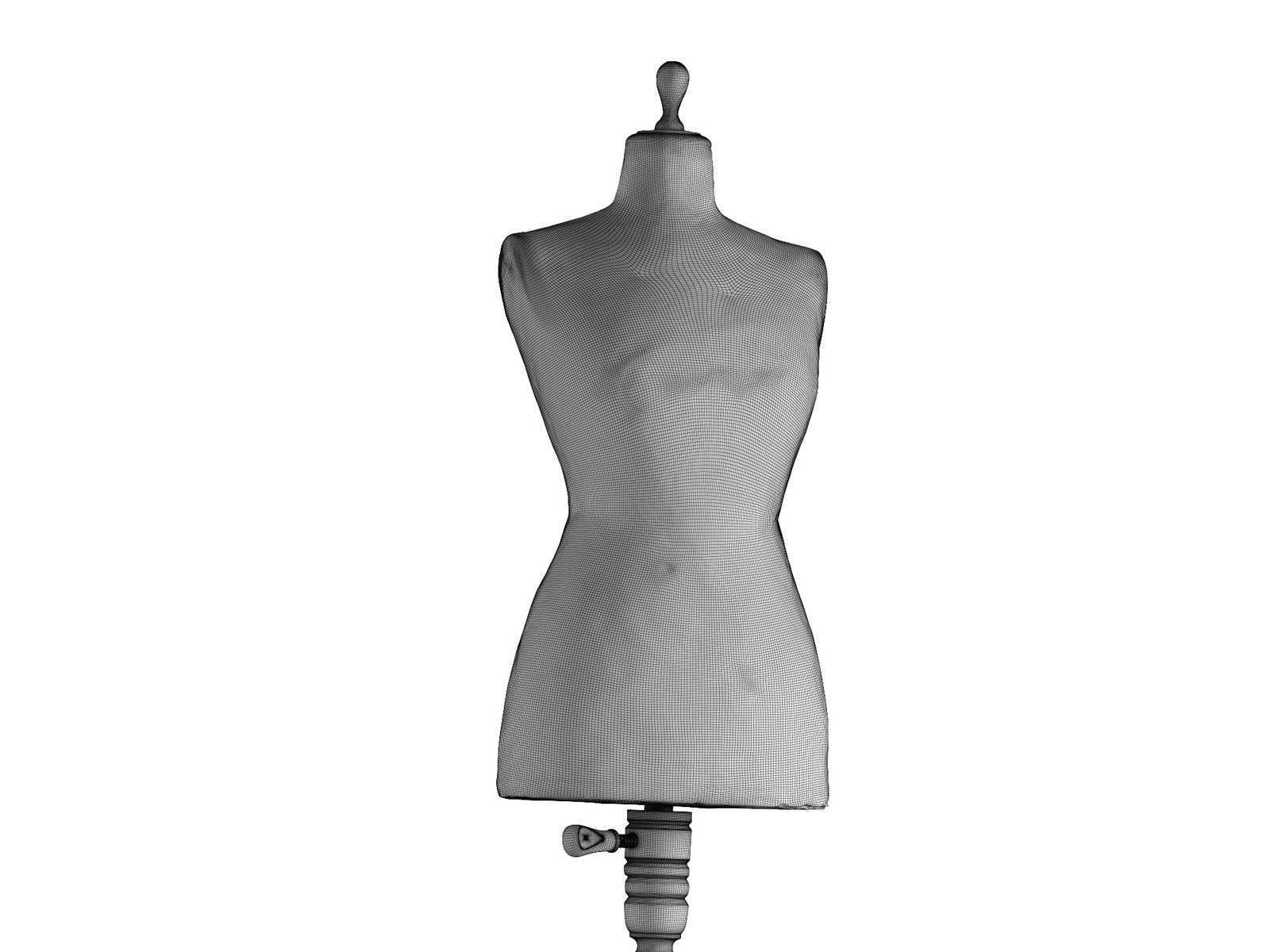 Vintage Mannequin 3D model_5