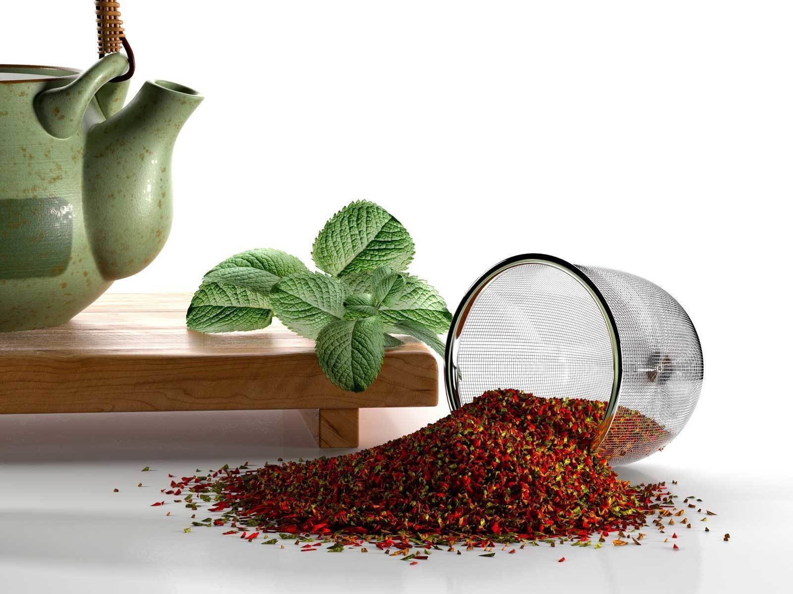 Rustic Tea Set 3D model_3