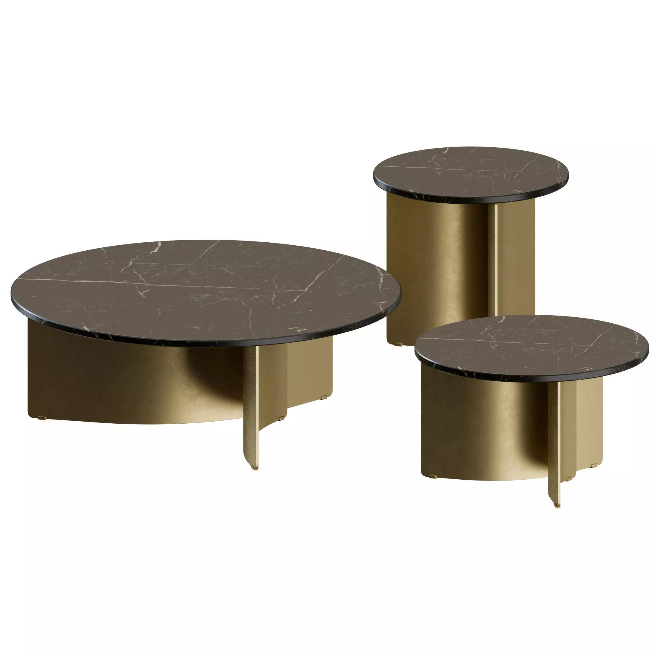 Wave Coffee Tables by Marelli 3D model