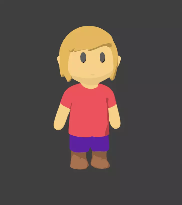 some game assets Low-poly 3D model